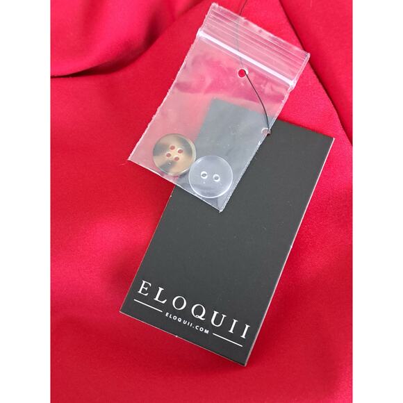 NWT Women's Eloquii Gena Fiit Kady Red Pants Size 28 - Picture 8 of 9